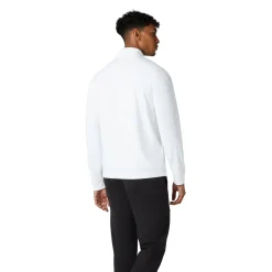 Original Penguin Tröjor Herr-OP L/S 1/4 Zip Technica Vit Bright-White