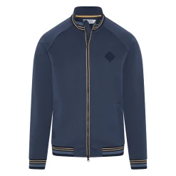 Original Penguin Jackor Herr-OP Pete´s Original Knit Track Jacket Black-Iris-Bijou-Hthr