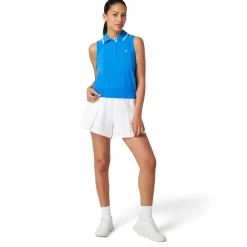 Original Penguin Pikétröjor Dam-OP Sl Woven Waist Lengt French-Blue