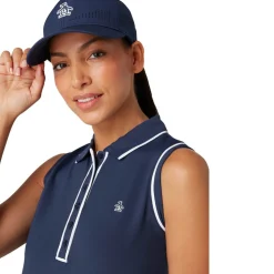 Original Penguin Pikétröjor Dam-OP Sleeveless Veronica Black-Iris