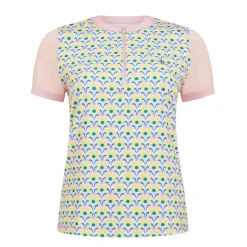 Original Penguin Pikétröjor Dam-OP Ss Lattice Zip Mock Charm-Pink