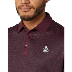 Original Penguin Pikétröjor Herr-OP Ss Petes Tee Time Po Mauve-Wine