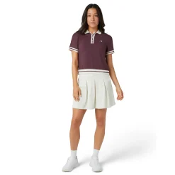 Original Penguin Pikétröjor Dam-OP Ss Waist Length Colo Mauve-Wine