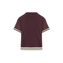 Original Penguin Pikétröjor Dam-OP Ss Waist Length Colo Mauve-Wine
