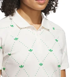 Adidas Golf Originals Pikétröjor Dam-Ori F Novelty Polo W Cwhite-Green