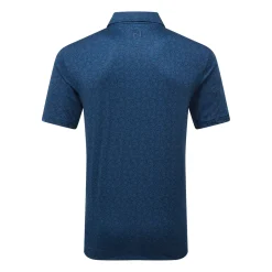FootJoy Pikétröjor Herr-Painted Floral Lisle Blå Navy