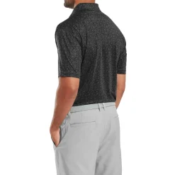 FootJoy Pikétröjor Herr-Painted Floral Lisle Svart Black