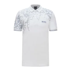 BOSS Pikétröjor Herr-Paule 11 Vit White (100)