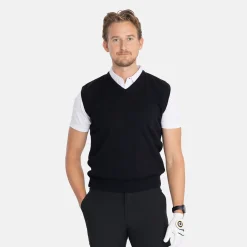 Ivanhoe Tröjor Herr-PD Slipover Svart Svart (015)