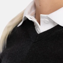 Ivanhoe Tröjor Dam-PD V-Neck Grå Grå (055)