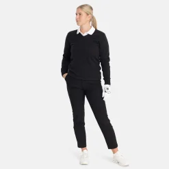 Ivanhoe Tröjor Dam-PD V-Neck Svart Svart (015)