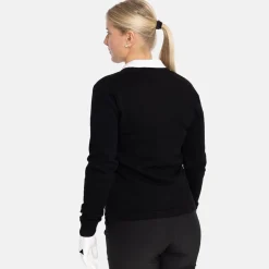 Ivanhoe Tröjor Dam-PD V-Neck Svart Svart (015)