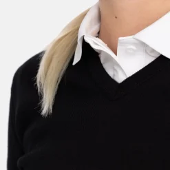 Ivanhoe Tröjor Dam-PD V-Neck Svart Svart (015)