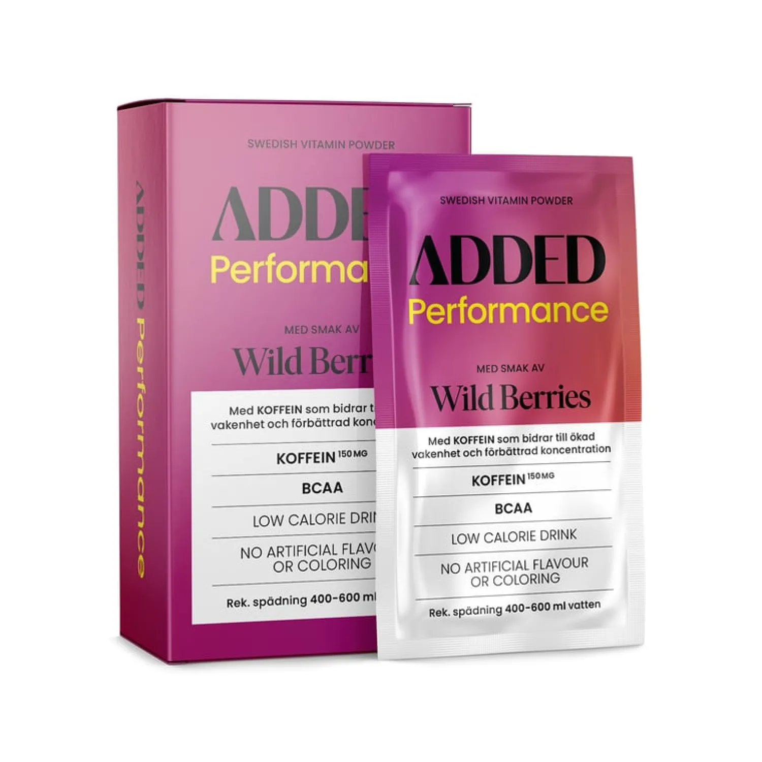 Added Övriga Tillbehör-Performance Wild Berries 10-pack