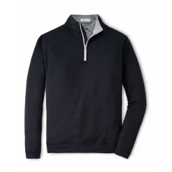 Peter Millar Tröjor Herr-Perth Performance Quarter-Zip Svart Black