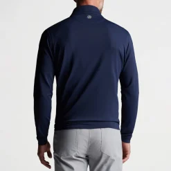 Peter Millar Tröjor Herr-Perth Performance Quarter-Zip Blå Navy