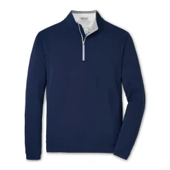 Peter Millar Tröjor Herr-Perth Performance Quarter-Zip Blå Navy