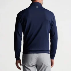 Peter Millar Tröjor Herr-Perth Performance Quarter-Zip Blå Navy