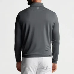 Peter Millar Tröjor Herr-Perth Performance Quarter-Zip Grå Iron