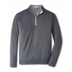 Peter Millar Tröjor Herr-Perth Performance Quarter-Zip Grå Iron
