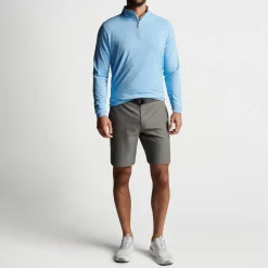 Peter Millar Tröjor Herr-Perth Performance Quarter-Zip Blå Cottage Blue
