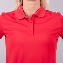 Cutter & Buck Pikétröjor Dam-Piké Kelowna Röd Röd (35)