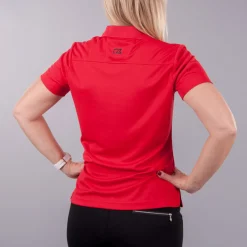 Cutter & Buck Pikétröjor Dam-Piké Kelowna Röd Röd (35)