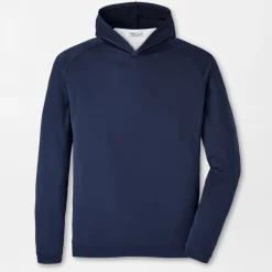 Peter Millar Tröjor Herr-Pine Performance Hood Blå Navy
