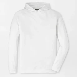 Peter Millar Tröjor Herr-Pine Performance Hood Vit White