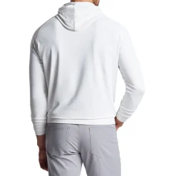 Peter Millar Tröjor Herr-Pine Performance Hood Vit White