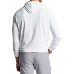 Peter Millar Tröjor Herr-Pine Performance Hood Vit White