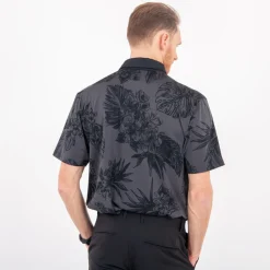 Under Armour Pikétröjor Herr-Playoff Polo 2.0 Floral Svart Svart (025)