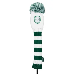 Callaway Headcovers-Pom Pom Headcover Fairway 25 White-Green
