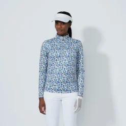Daily Sports Tröjor Dam-Print Peached Half Neck Water-Leo