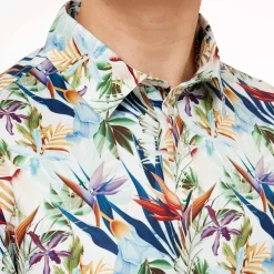 Func Factory Pikétröjor Herr-Printed Light Tropic (862)