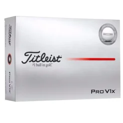 Titleist Tourbollar-Pro V1X Vit Elongated Align White