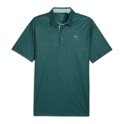 Puma Pikétröjor Herr-Pure 2.0 Circle Cat Green-Terrain-Light-Moss