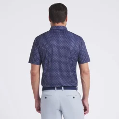 Puma Pikétröjor Herr-Pure 2.0 Circle Cat Deep-Navy-White-Glow