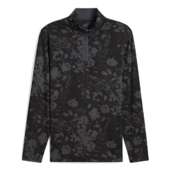 Puma Tröjor Herr-Pure 2.0 Rose 1/4 Zip Black-Strong Gray