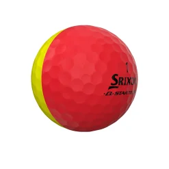 Srixon Spinn-/Kontrollbollar-Q-Star Tour Divide Gul Röd Yellow/Red