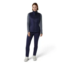 Callaway Västar Dam-Quilted Puffer Vest Blå Peacoat
