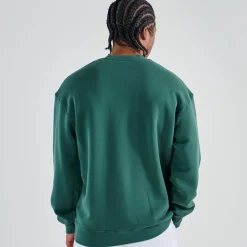 Malbon Golf Tröjor Herr-Range Cooper Sweatshirt Grön Forest