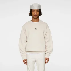 J.Lindeberg Tröjor Herr-Roberto Crewneck JL x Kangol Moonbeam