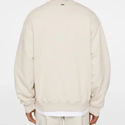 J.Lindeberg Tröjor Herr-Roberto Crewneck JL x Kangol Moonbeam
