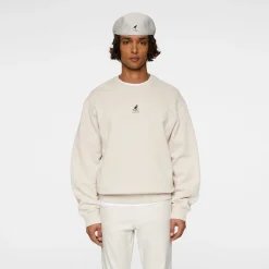 J.Lindeberg Tröjor Herr-Roberto Crewneck JL x Kangol Moonbeam