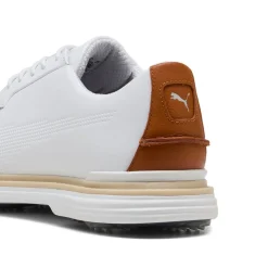 Puma Herrskor-Royale White-Leather Brown