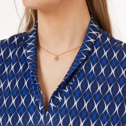 Func Factory Skorts & Kjolar-Sandy Blue Print (845)