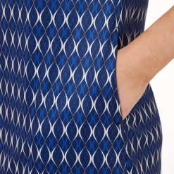 Func Factory Skorts & Kjolar-Sandy Blue Print (845)