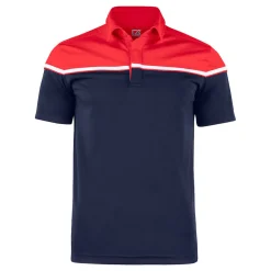 Cutter & Buck Pikétröjor Herr-Seabeck Blå Röd Navy/Röd (58035)