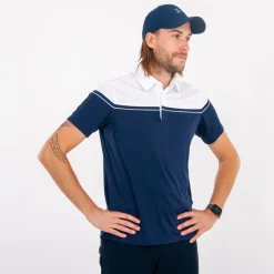 Cutter & Buck Pikétröjor Herr-Seabeck Blå Vit Navy/Vit (58000)